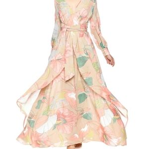 Floral flowy maxi dress 2XL